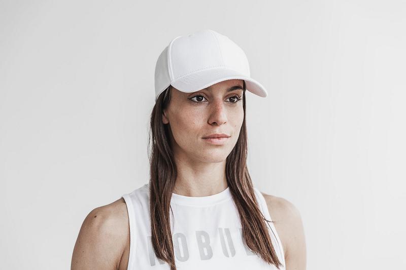 White Nobull Horns Classic Hat Women's Hats | CA A2301H